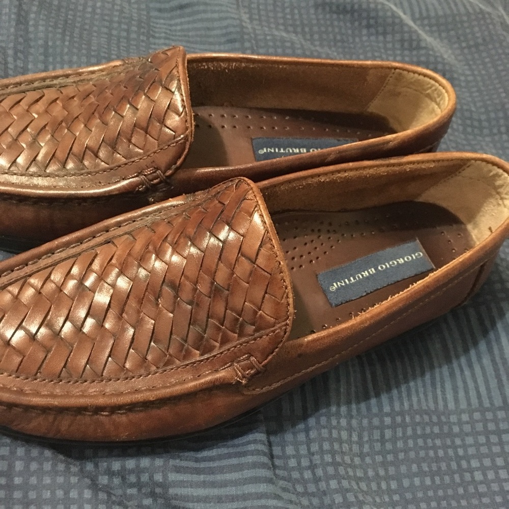 Giorgio Brutini loafers worn slightly